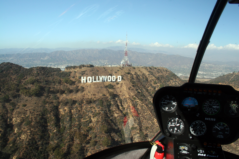 Helicopter Tour, Hollywood Sign